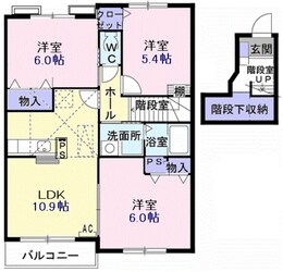 パールハイツ２の物件間取画像